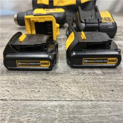 AS-IS DEWALT 20V MAX Cordless 1/2 in. Drill/Driver Kit