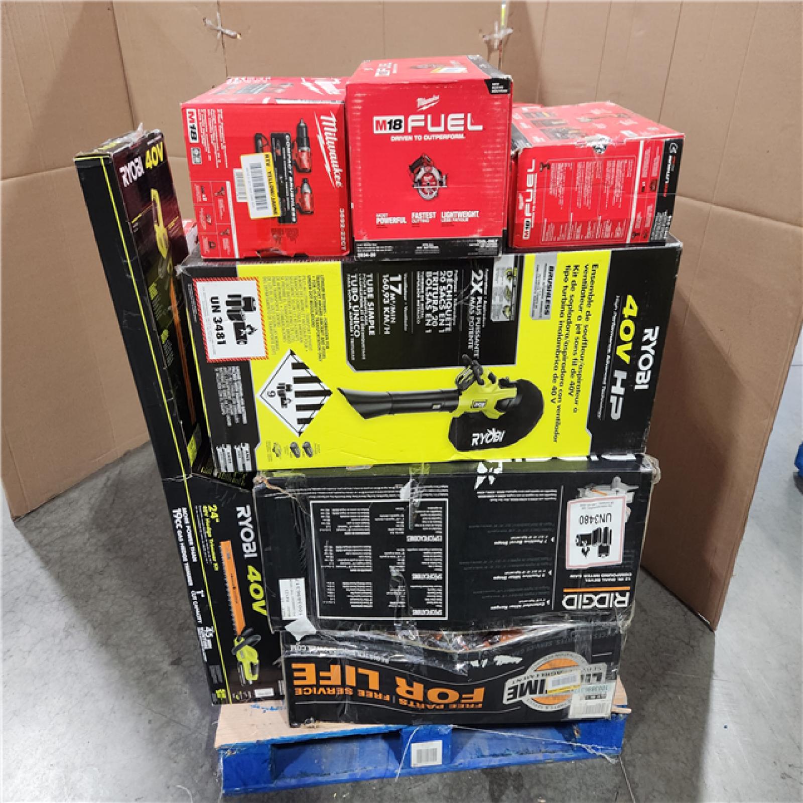 CALIFORNIA AS-IS TOOL PALLET