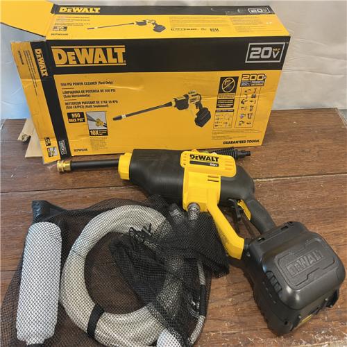 AS-IS Dewalt 20V 550 PSI  1 GPM Cordless Power Cleaner W/ 4 Nozzles Tool-Only DCPW550B