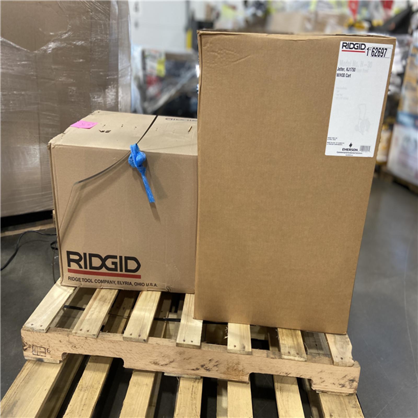 DALLAS LOCATION - RIDGID 62697 KJ-1750-C Water Jetter Drain Cleaner with Cart