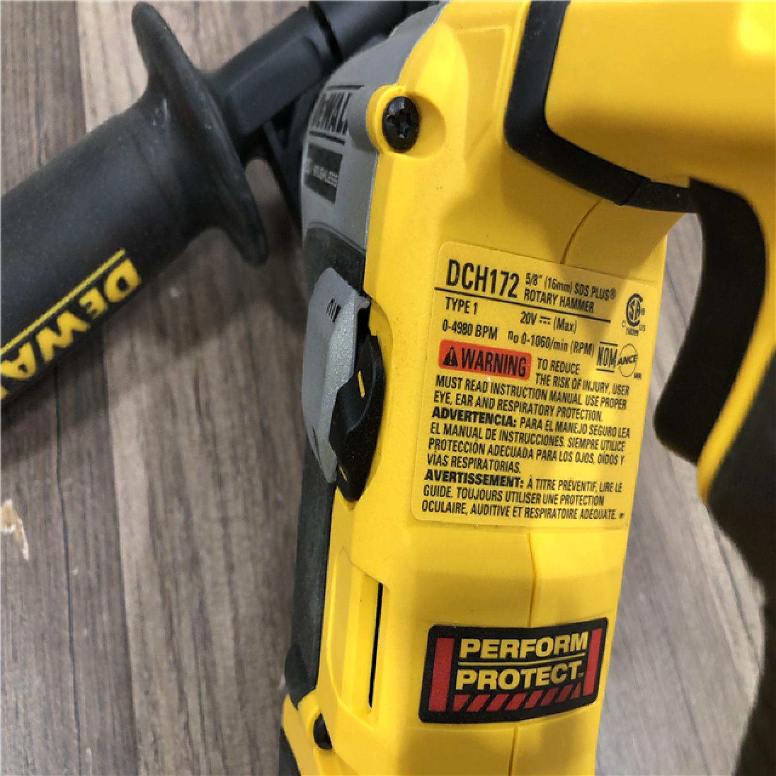 AS-IS DEWALT ATOMIC 20V MAX Cordless Brushless Ultra-Compact 5/8 in. SDS Plus Hammer Drill (Tool Only)