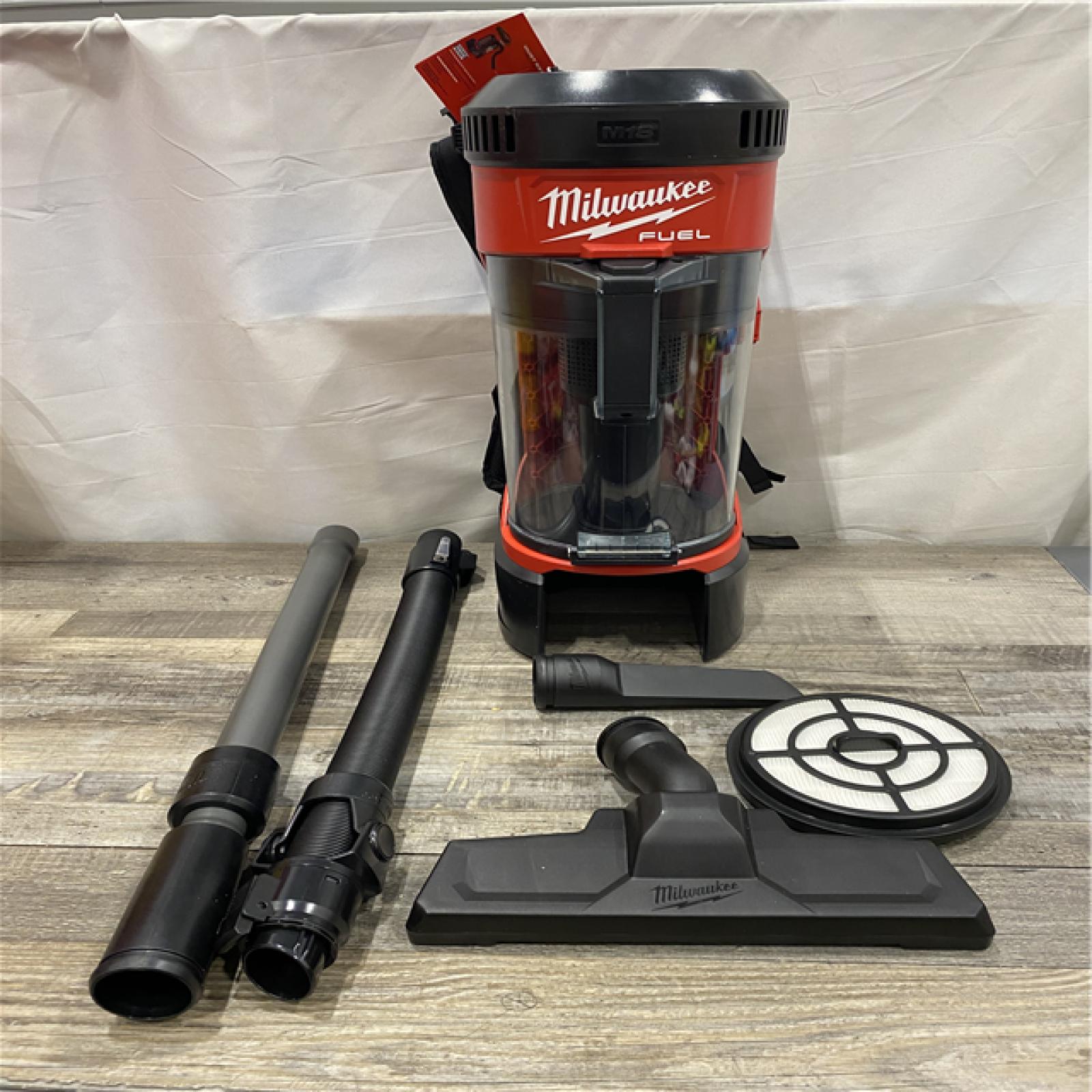 AS-IS Milwaukee FUEL 18-Volt Lithium-Ion Brushless 1 Gal. Cordless 3-in-1 Backpack Vacuum (Vacuum-Only)