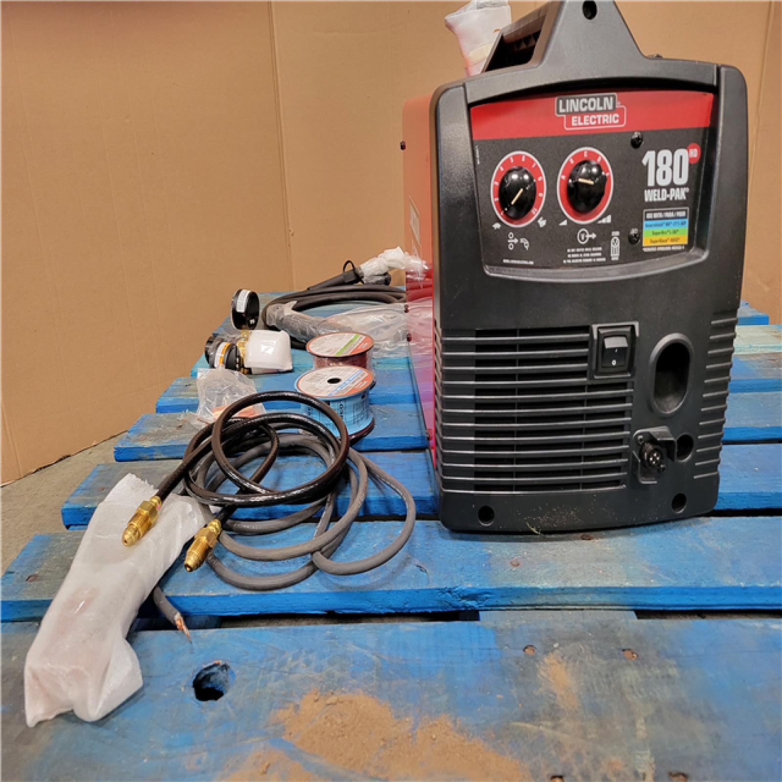 CALIFORNIA AS-IS LINCOLN ELECTRIC 180HD WIRE FEED WELDER