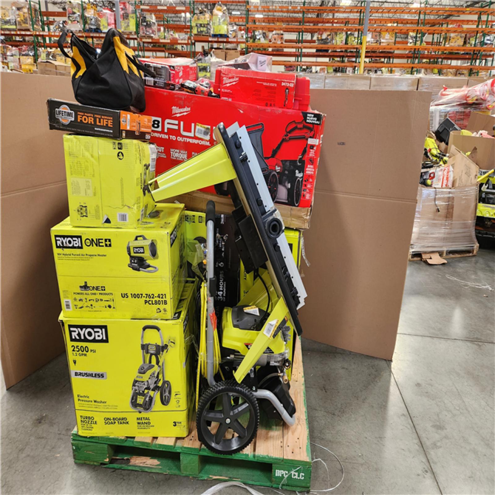 CALIFORNIA  AS-IS TOOL PALLET