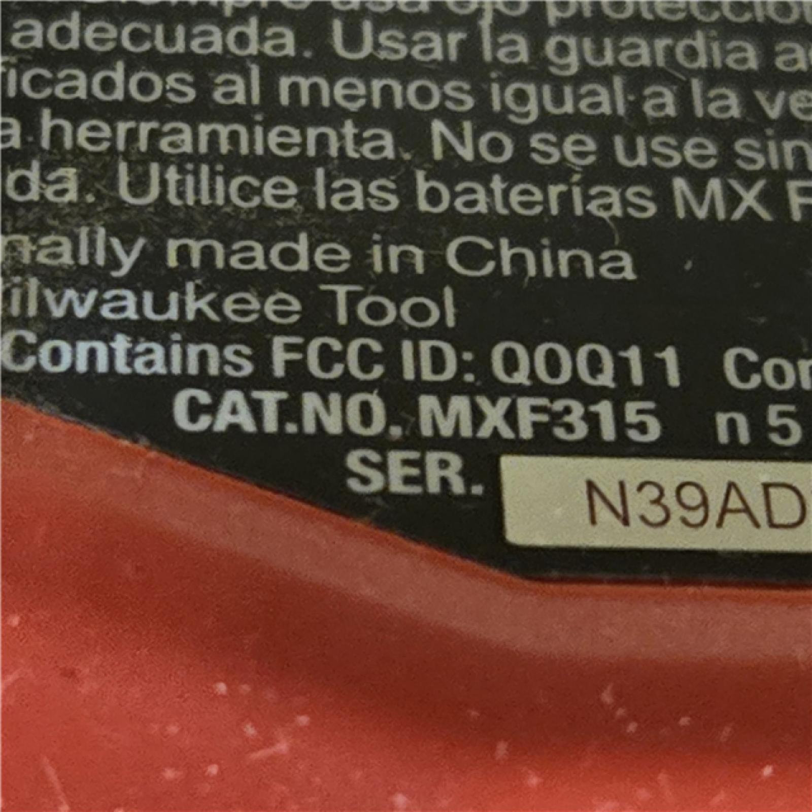 AS-IS MX FUEL Lithium-Ion 14 in. Cut Off Saw Kit