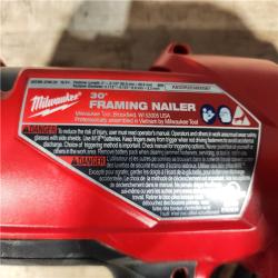 HOUSTON LOCATION - AS - IS Milwaukee FUEL 3-1/2 in. 18-Volt 30-Degree Lithium-Ion Brushless Cordless Framing Nailer (Tool-Only)