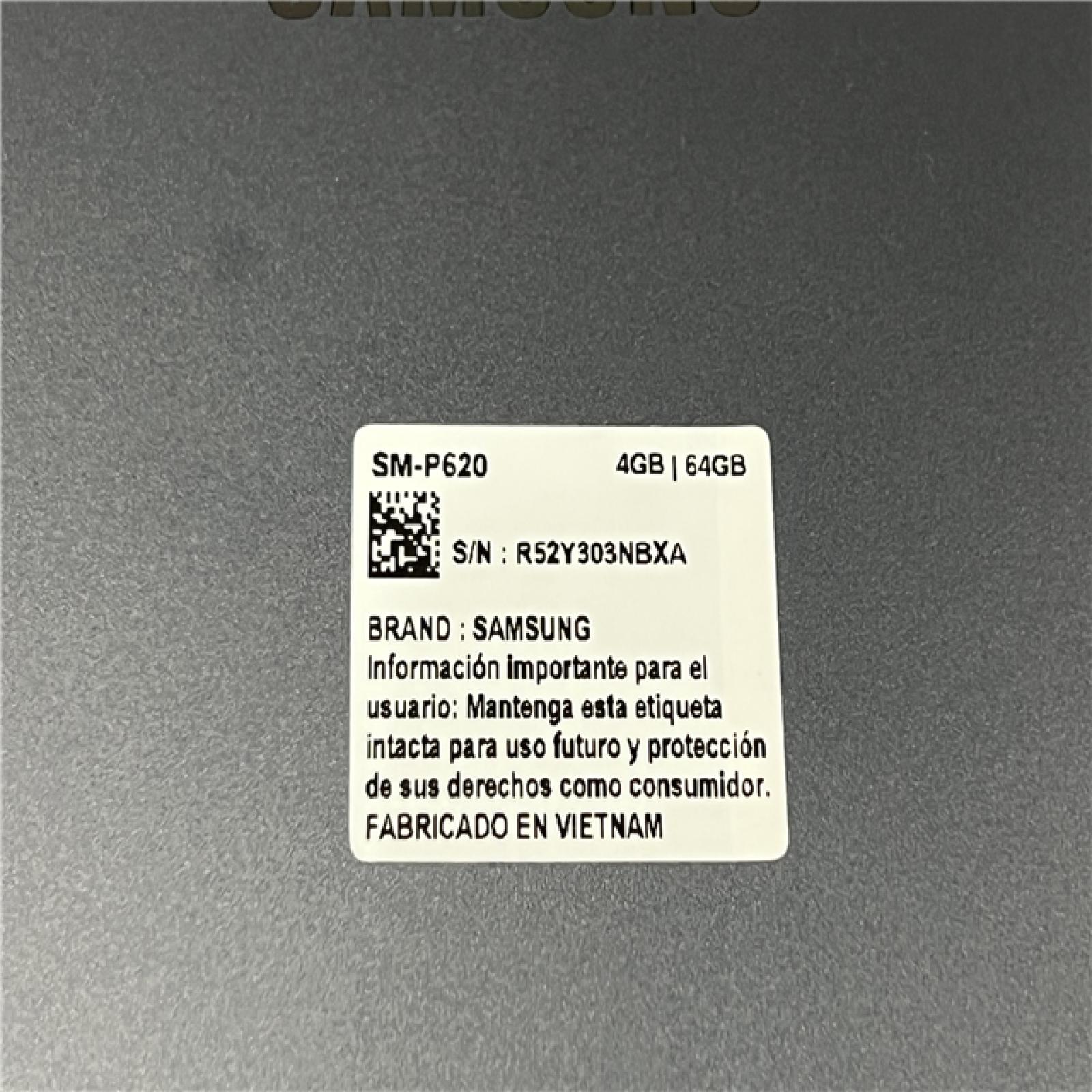 AS-IS SAMSUNG Galaxy Tab S6 Lite - Gray 10.4 64GB WiFi Android Tablet W/S Pen  Dual Speakers  8MP+5MP - SM-P620NZAEXAC (Renewed)