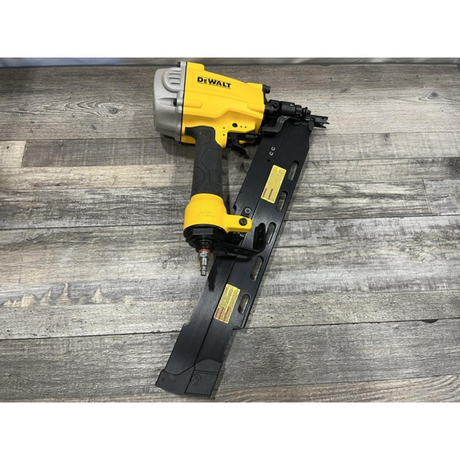 AS-IS DEWALT Pneumatic 21-Degree Collated Corded Framing Nailer