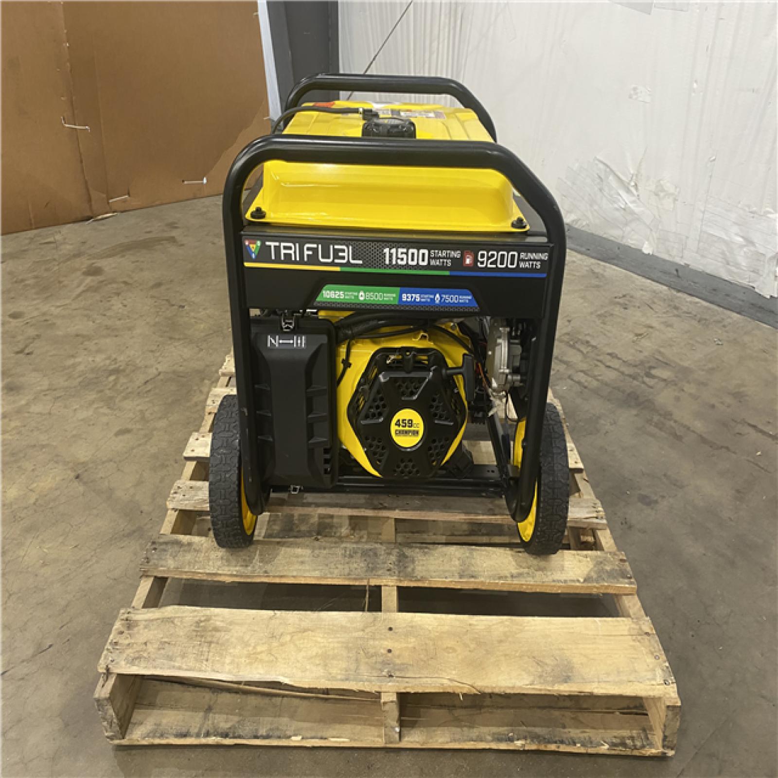 Houston Location - AS-IS Champion Dual Fuel Generator 11500Starting Watts 9200Running Watts