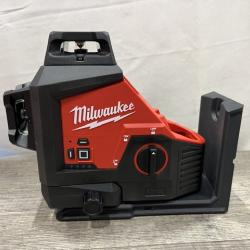 AS-IS Milwaukee 12-Volt Lithium-Ion Cordless Green 250 ft. 3-Plane Laser Level Kit