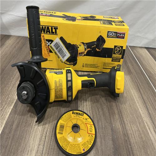GOOD DEWALT 60V MAX Cordless Brushless 4.5 in. to 6 in. Small Angle Grinder with Kickback Brake (Tool Only)