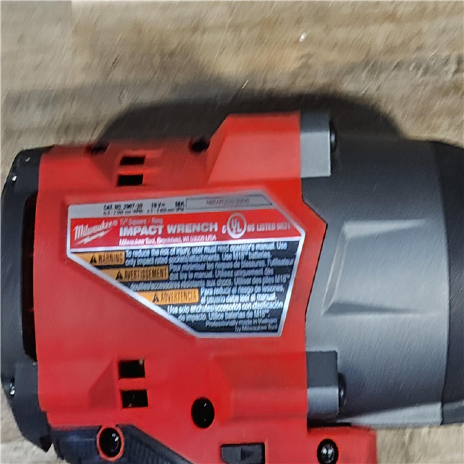 HOUSTON LOCATION - AS-IS Milwaukee M18 FUEL 18V Lithium-Ion Brushless Cordless 1/2 in. Impact Wrench with Friction Ring (Tool-Only)