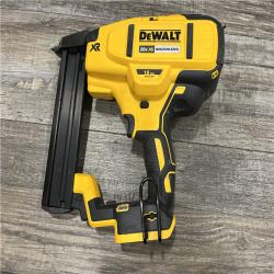 AS-IS DEWALT 20V MAX XR Lithium-Ion Cordless 18-Gauge Narrow Crown Stapler Kit
