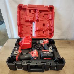 AS-IS- Milwaukee FUEL 18V Lithium-Ion Brushless Cordless Hammer Drill and Impact Driver Combo Kit