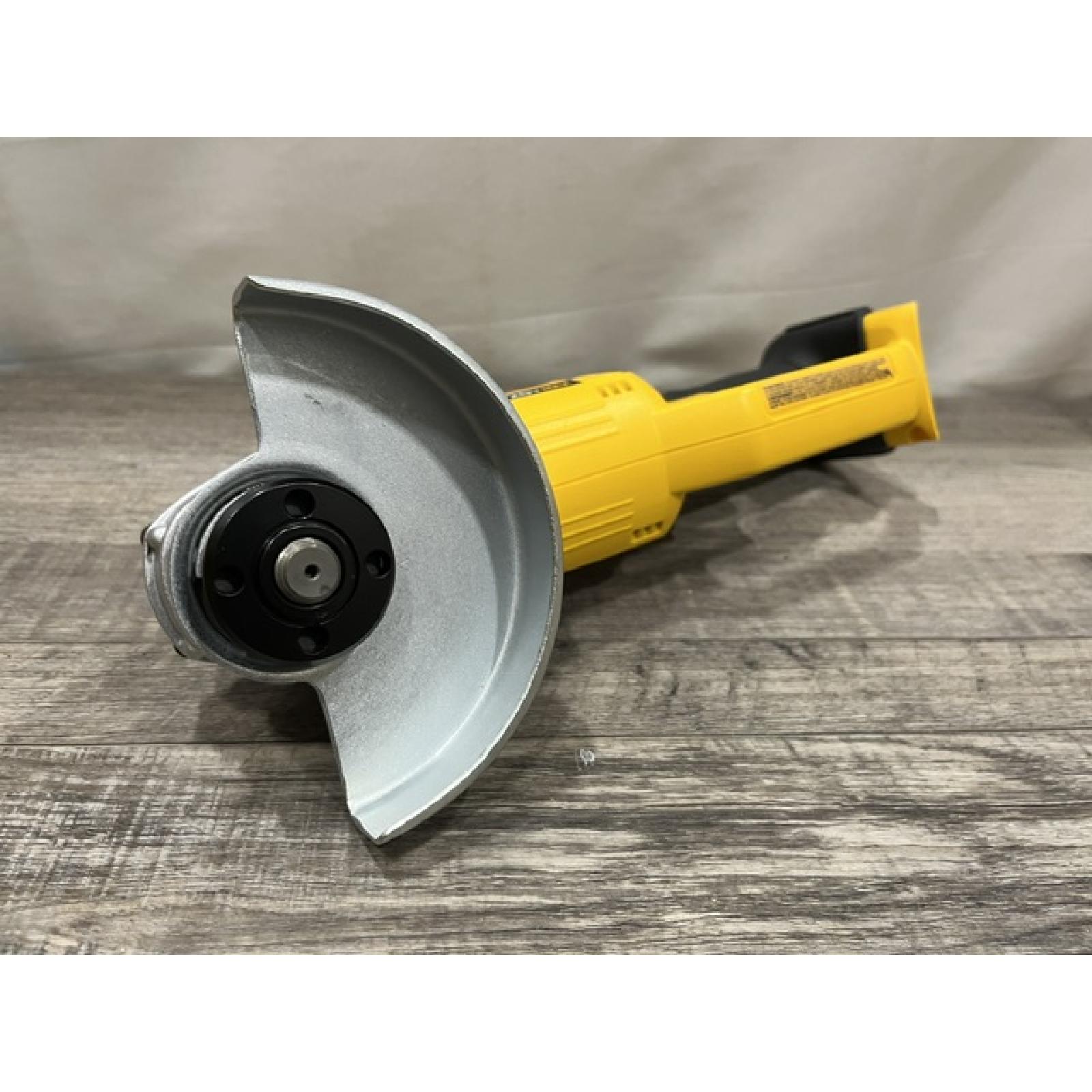 AS-IS DEWALT 20V MAX Cordless 4.5 in. - 5 in. Angle Grinder (Tool Only)