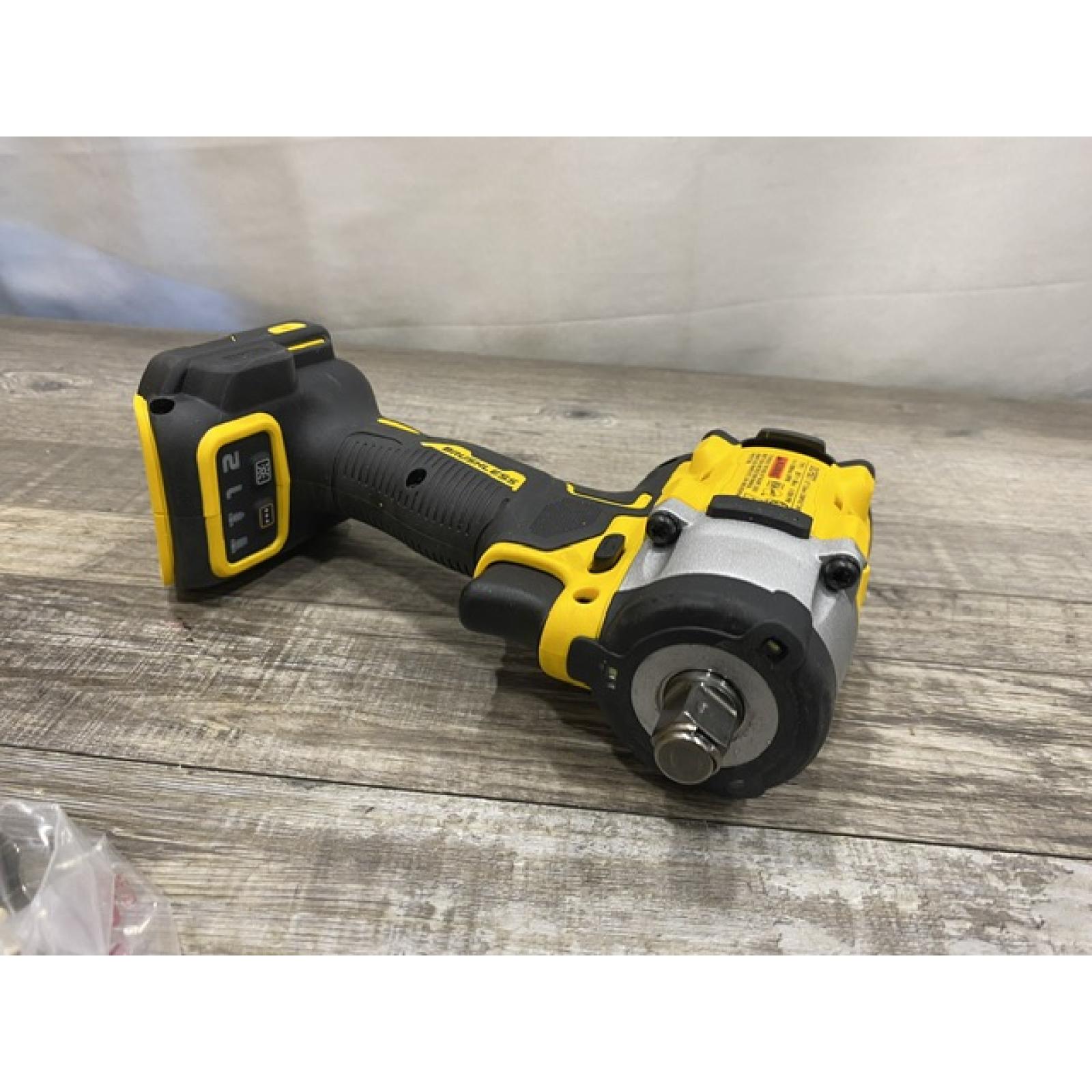AS-IS DEWALT ATOMIC 20V MAX Cordless Brushless 1/2 in. Variable Speed Impact Wrench (Tool Only)