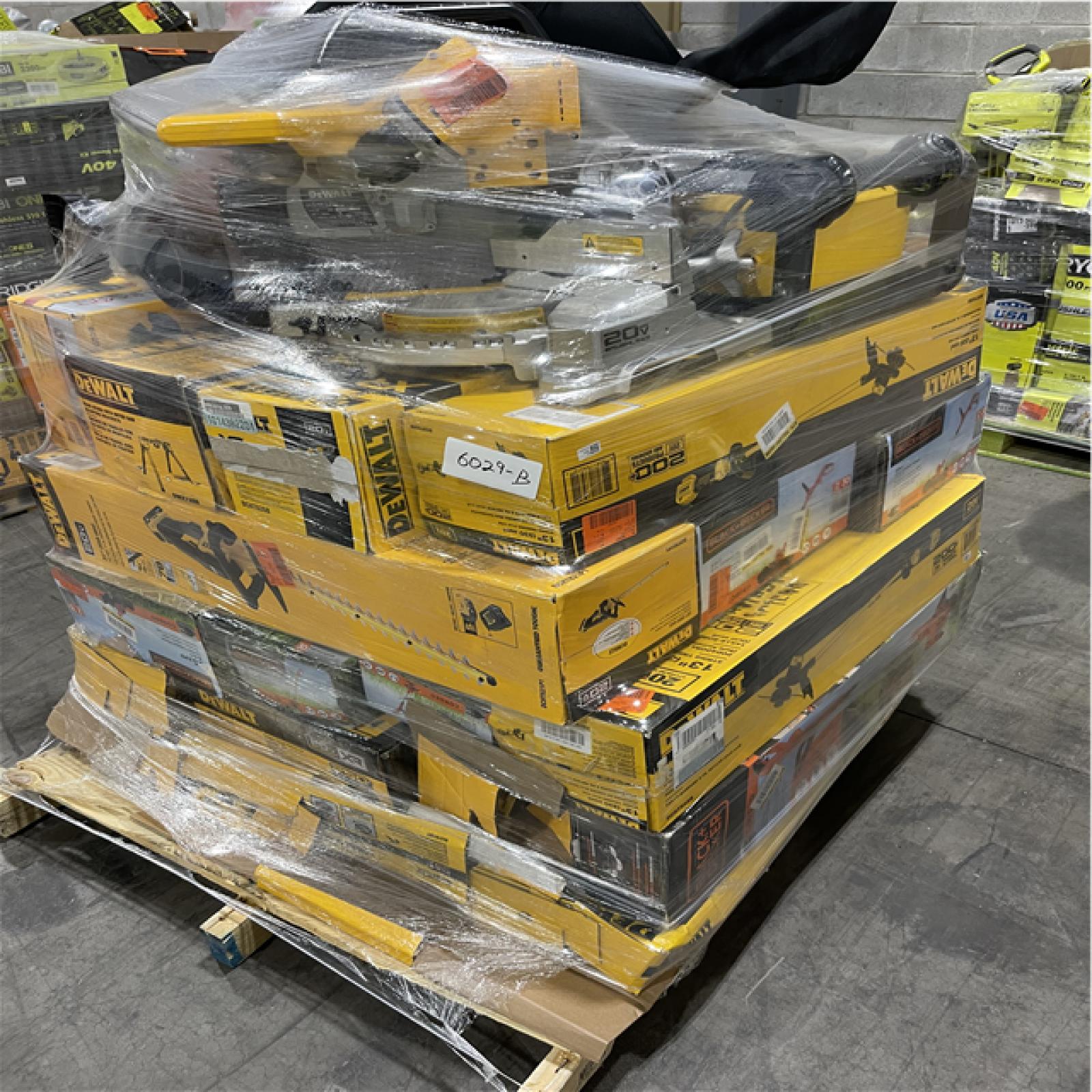 Pittston Location As-Is Power Tools Partial Truckload (11 Pallets) 6029-B