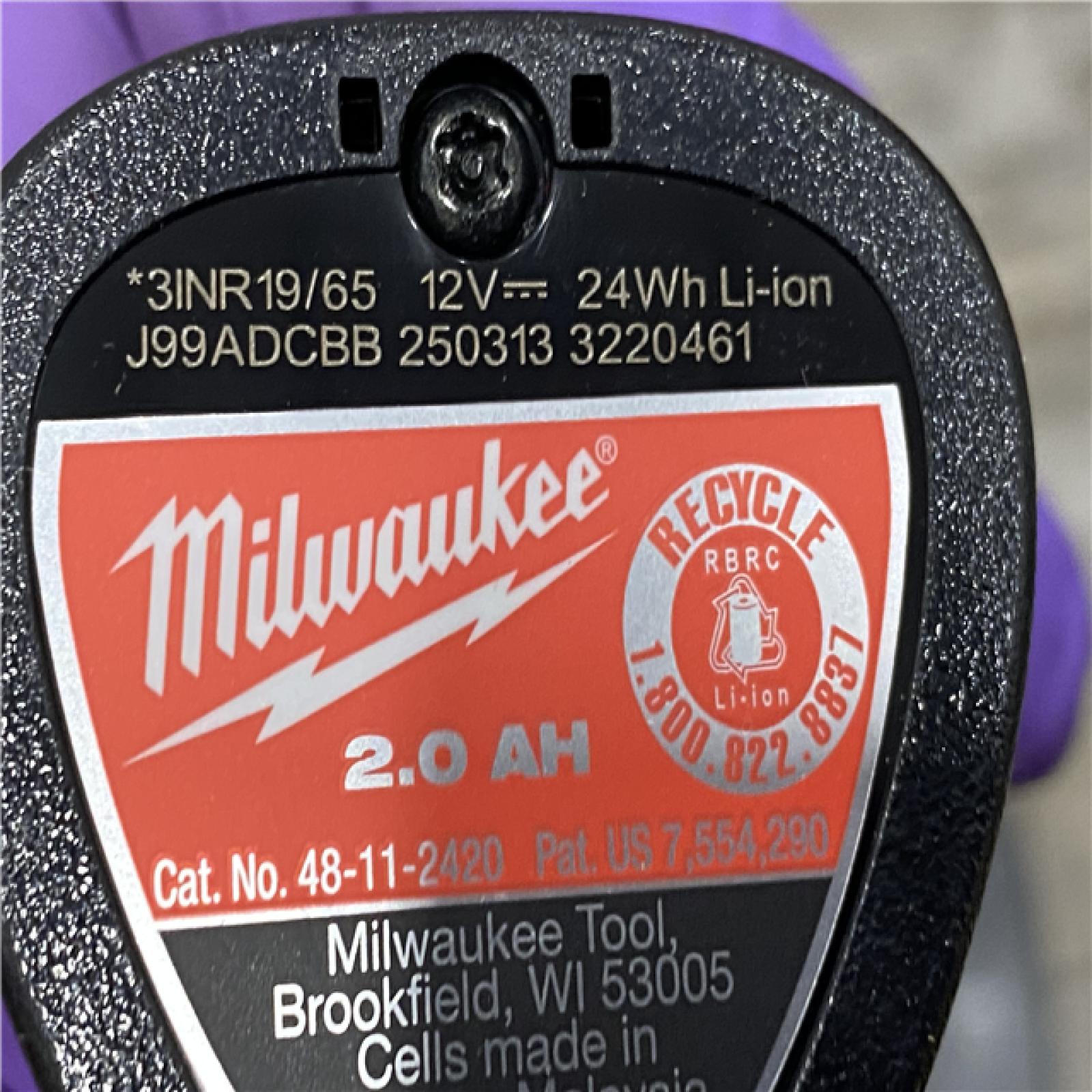 AS-IS Milwaukee FUEL 12-Volt Lithium-Ion Brushless Cordless Hammer Drill and Impact Driver Combo Kit