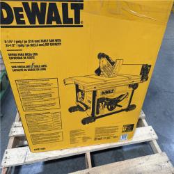 CALIFORNIA AS-IS DeWalt 8-1/4” Table Saw w/24-1/2” RIP Capacity