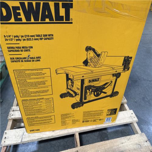 CALIFORNIA AS-IS DeWalt 8-1/4” Table Saw w/24-1/2” RIP Capacity