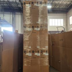 Phoenix NEW Commercial Electric 13 in. 2-Light Brushed Nickel Flush Mount with Frosted Glass Shade (3-Pack Per Box) Pallet (27-Boxes)