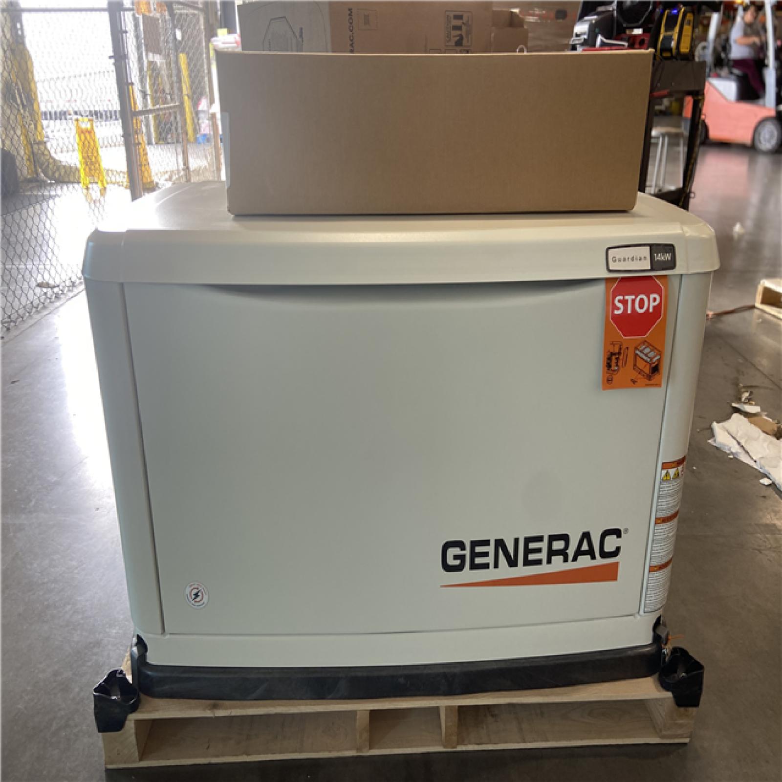 DALLAS LOCATION -  Generac 14 000 Watt - Dual Fuel Air- Cooled Whole House Home Standby Generator