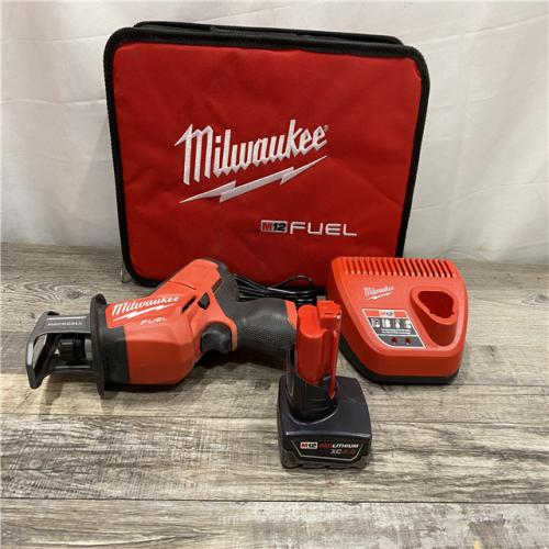 AS-IS Milwaukee FUEL 12V Lithium-Ion Brushless Cordless HACKZALL Reciprocating Saw Kit