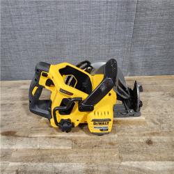 HOUSTON LOCATION - AS-IS DEWALT FLEXVOLT 60V MAX Cordless Brushless 7-1/4 in. Wormdrive Style Circular Saw (Tool Only)
