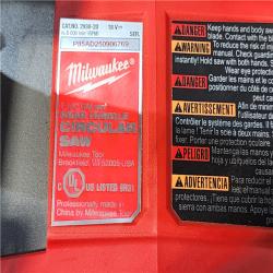 HOUSTON LOCATION - AS-IS (APPEARS LIKE NEW) Milwaukee FUEL 18V Lithium-Ion Cordless 7-1/4 in. Rear Handle Circular Saw (Tool-Only)