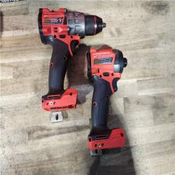 HOUSTON LOCATION - AS-IS (APPEARS LIKE NEW) Milwaukee FUEL 18V Lithium-Ion Brushless Cordless Hammer Drill and Impact Driver Combo Kit