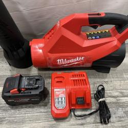 AS-IS Milwaukee FUEL 120 MPH 500 CFM 18V Brushless Cordless Battery Powered Leaf Blower Kit