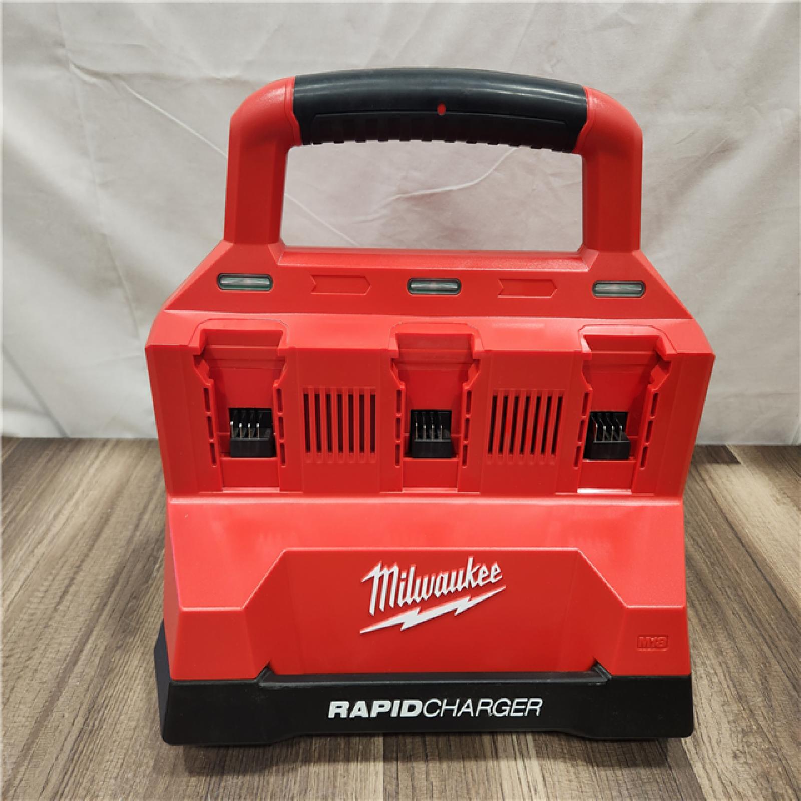 AS-IS- Milwaukee M18 Packout Six Bay Rapid Charger (Tool-Only)