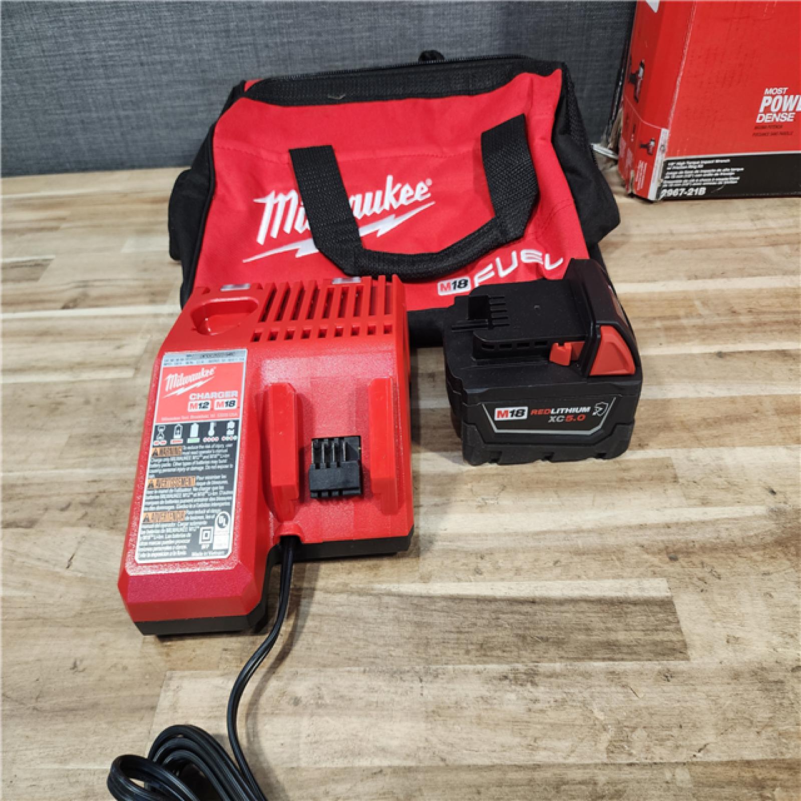 HOUSTON LOCATION - AS-IS Milwaukee FUEL 18V Lithium-Ion Brushless Cordless 1/2 in. Impact Wrench w/Friction Ring Kit