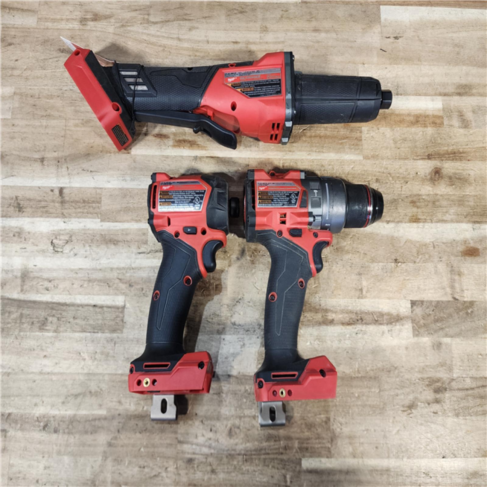 HOUSTON LOCATION - AS-IS MILWAUKEE 3 TOOL COMBO