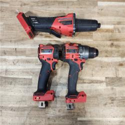 HOUSTON LOCATION - AS-IS MILWAUKEE 3 TOOL COMBO
