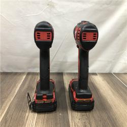 AS-IS Milwaukee M18 18V Lithium-Ion Cordless Drill Driver/Impact Driver Combo Kit