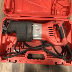 AS-IS Milwaukee 6538-21 15.0 Amp Super Sawzall Reciprocating Saw with Carrying Case