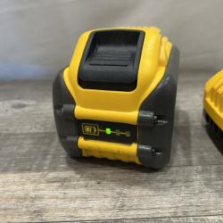AS-IS DEWALT 20V/60V MAX FLEXVOLT Lithium-Ion 9.0Ah Battery and Charger Starter Kit