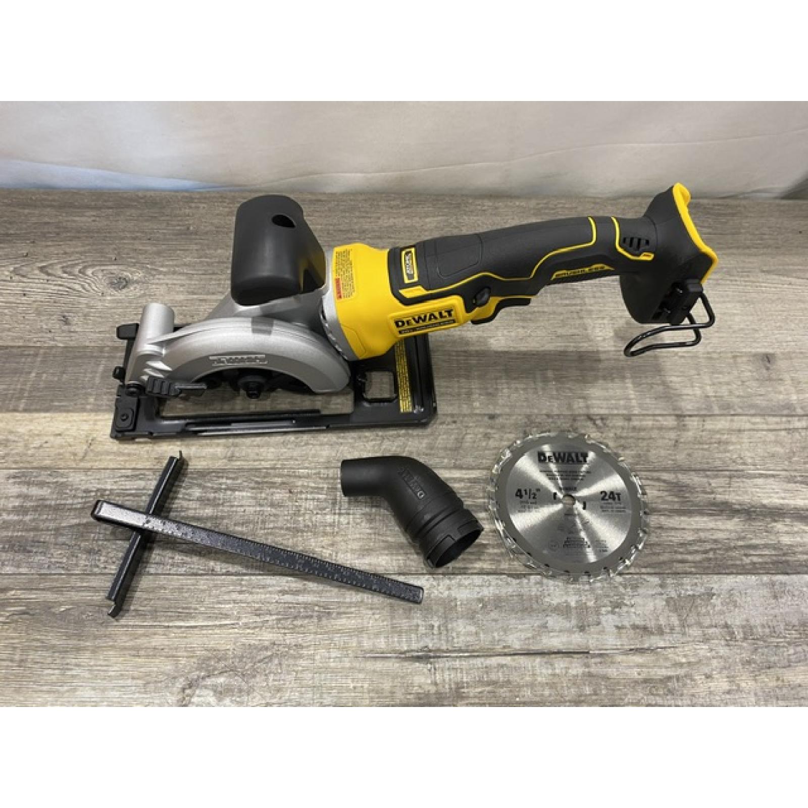 AS-IS DEWALT ATOMIC 20V MAX Cordless Brushless 4-1/2 in. Circular Saw (Tool Only)