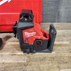 HOUSTON LOCATION - AS-IS Milwaukee-3632-21 M12 Green Beam Laser 360° 3-Plane Kit