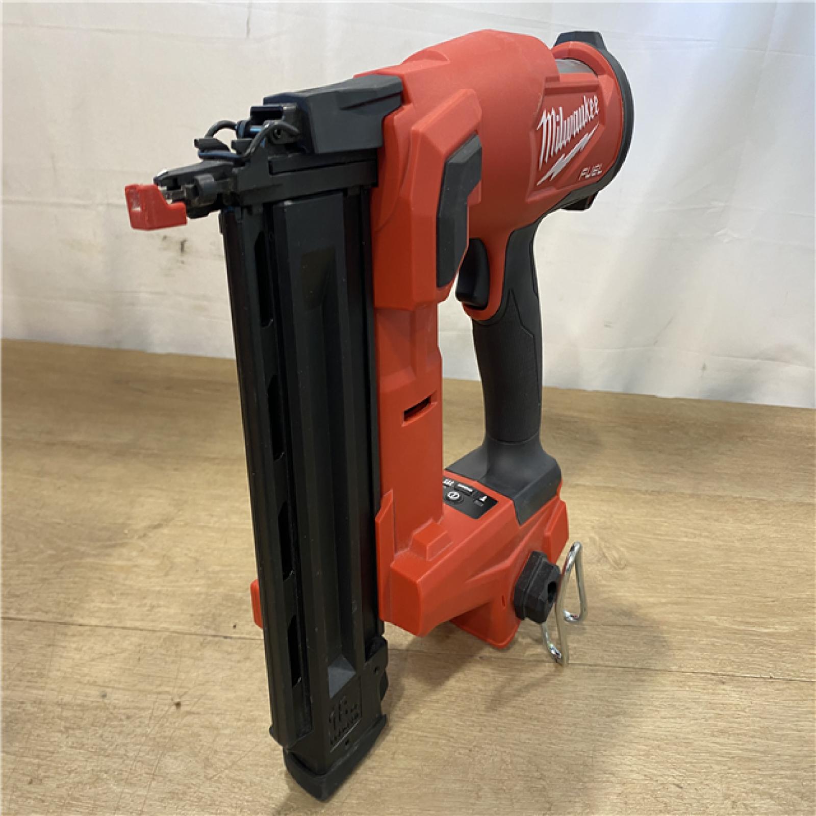 AS-IS Milwaukee FUEL 18-Volt Lithium-Ion Brushless Cordless Gen II 18-Gauge Brad Nailer (Tool-Only)
