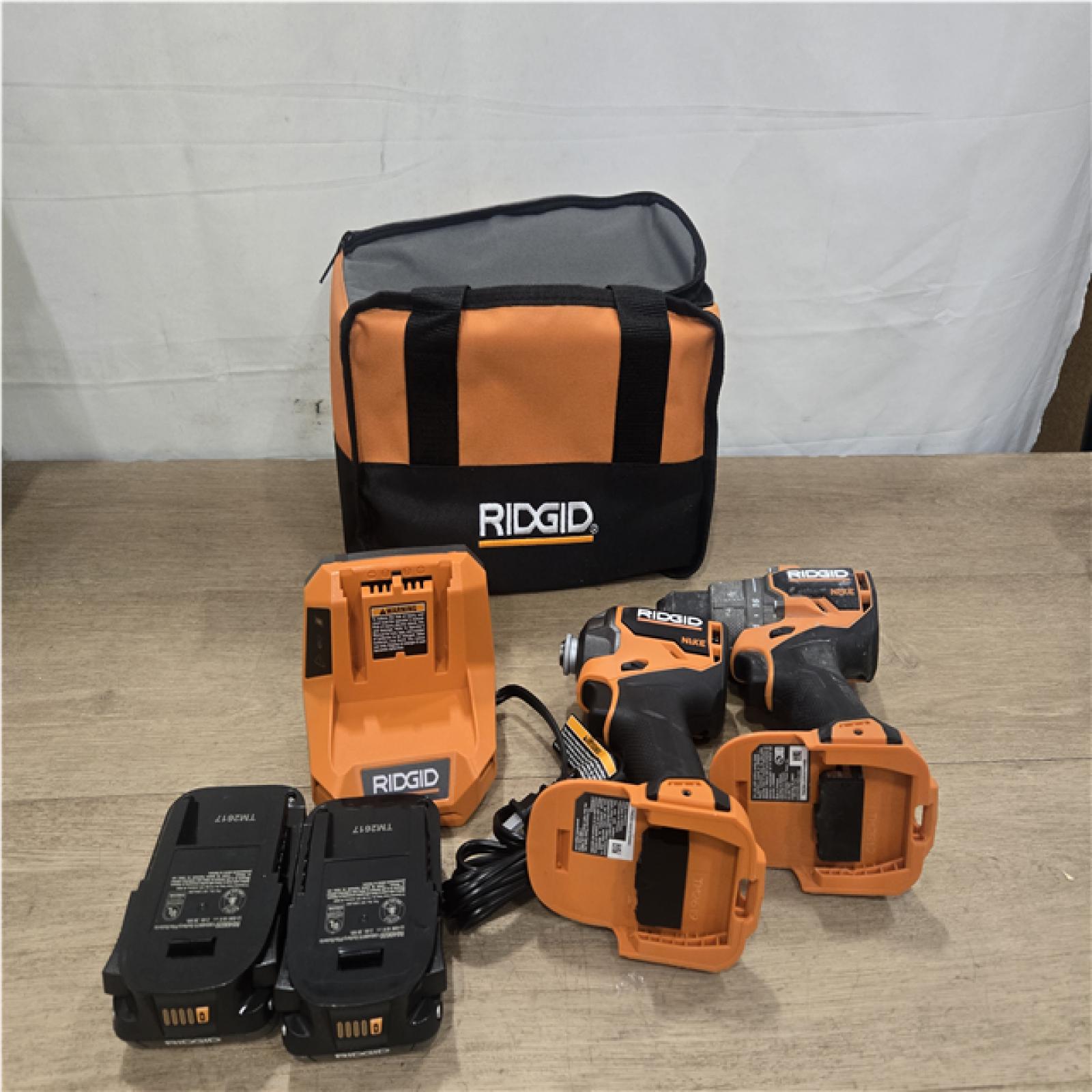 AS-IS RIDGID 18V NUKE SubCompact Brushless Cordless 2-Tool Combo Kit