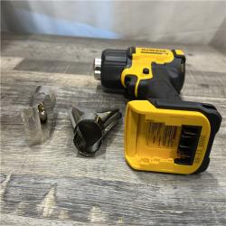 AS-IS DEWALT 20V MAX Cordless Compact Heat Gun with Flat and Hook Nozzle Attachments
