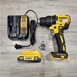 AS-IS DEWALT 20-Volt MAX Lithium-Ion Cordless 1/2 in. Compact Drill/Driver Kit