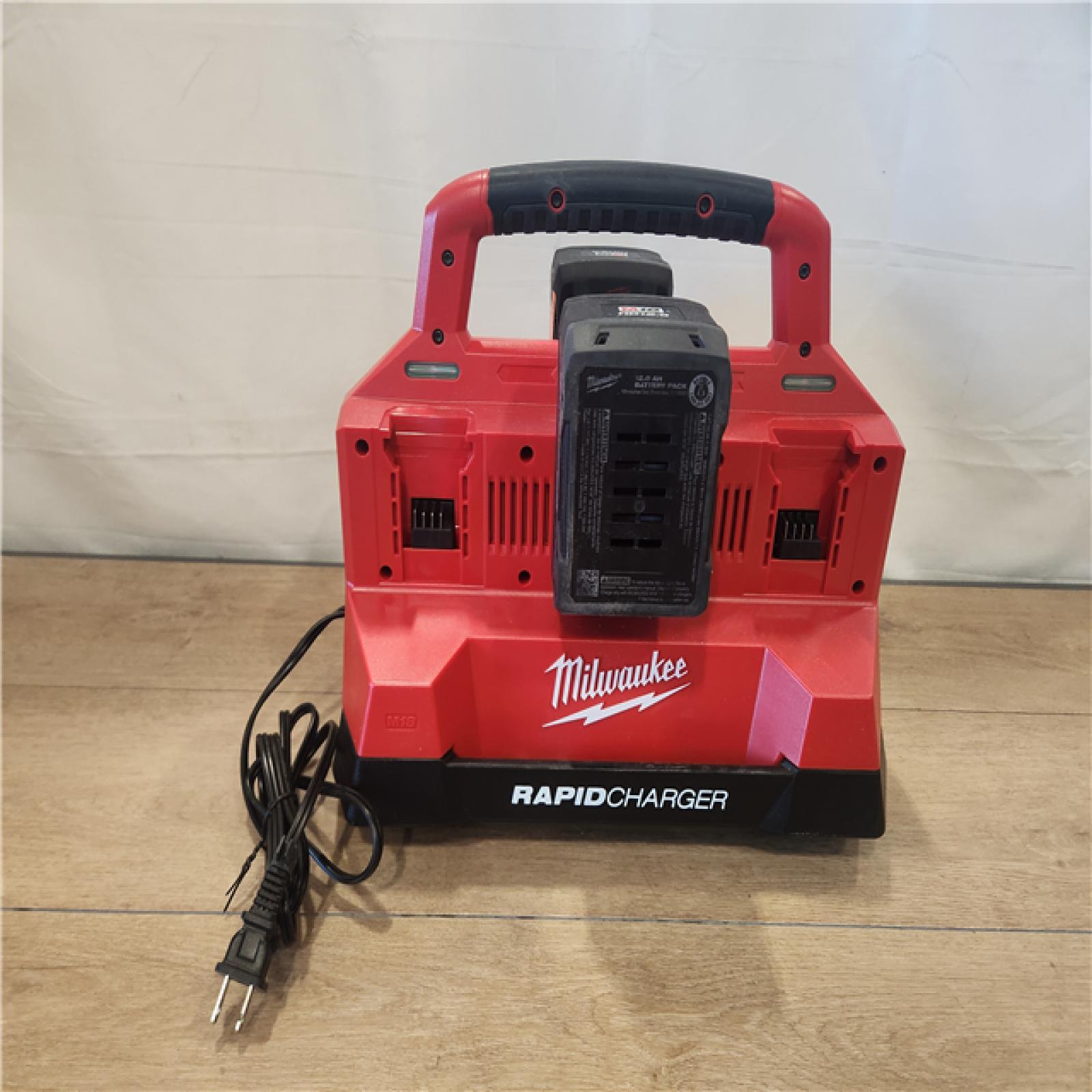 AS-IS- Milwaukee M18 18V Lithium-Ion REDLITHIUM FORGE Starter Kit with Two 12.0 Ah Battery