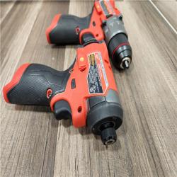 AS-IS Milwaukee 3497-22 12V Brushless Hammer Drill and Impact Driver Combo Kit