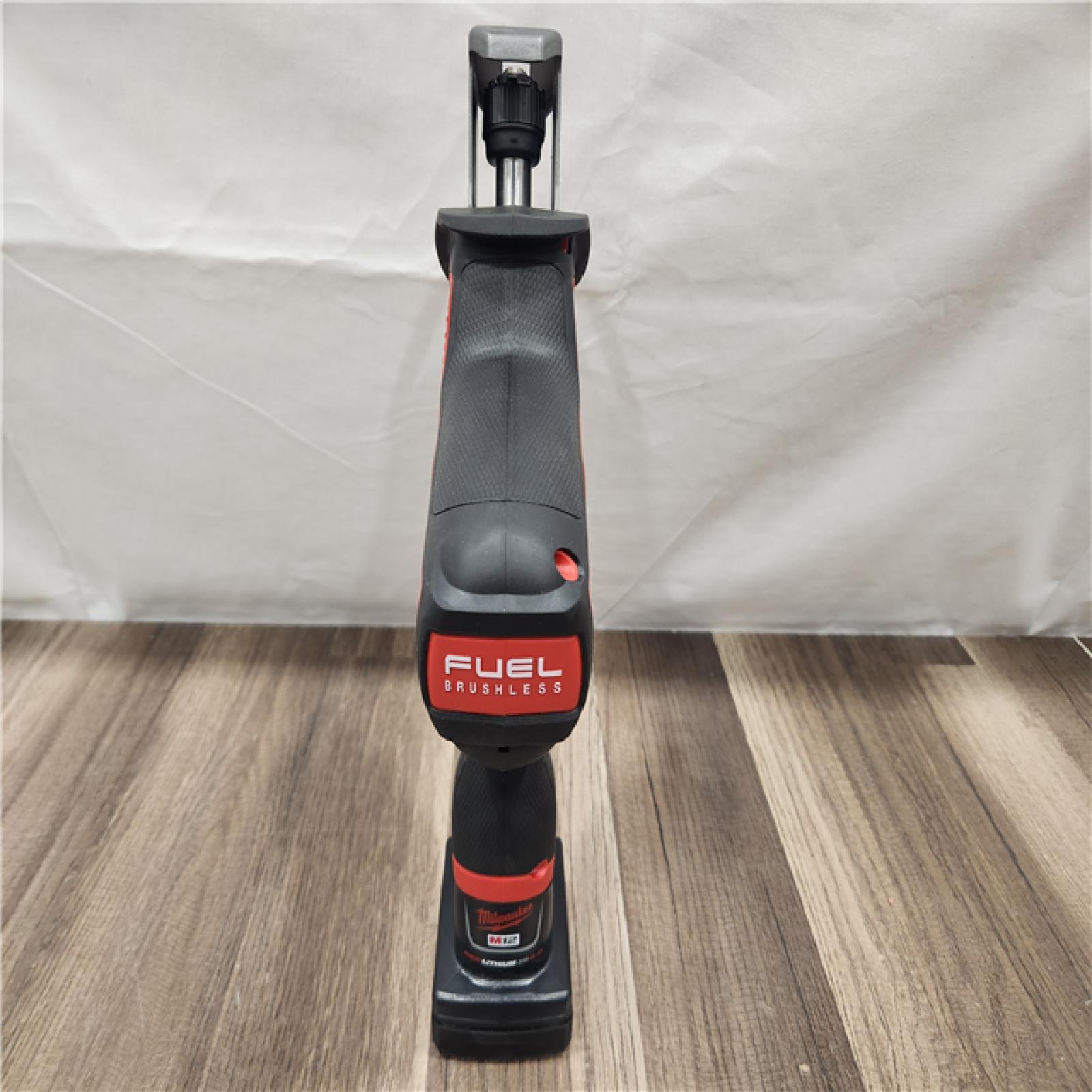 AS-IS- Milwaukee M12 FUEL 12-Volt Lithium-Ion Brushless Cordless HACKZALL Reciprocating Saw Kit W/ Free M12 2.0Ah Compact Battery
