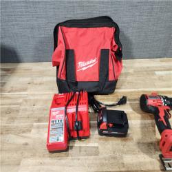 HOUSTON LOCATION - AS - IS Milwaukee 18V Lithium-Ion Brushless Cordless 1/2 in. Compact Drill/Driver with kit