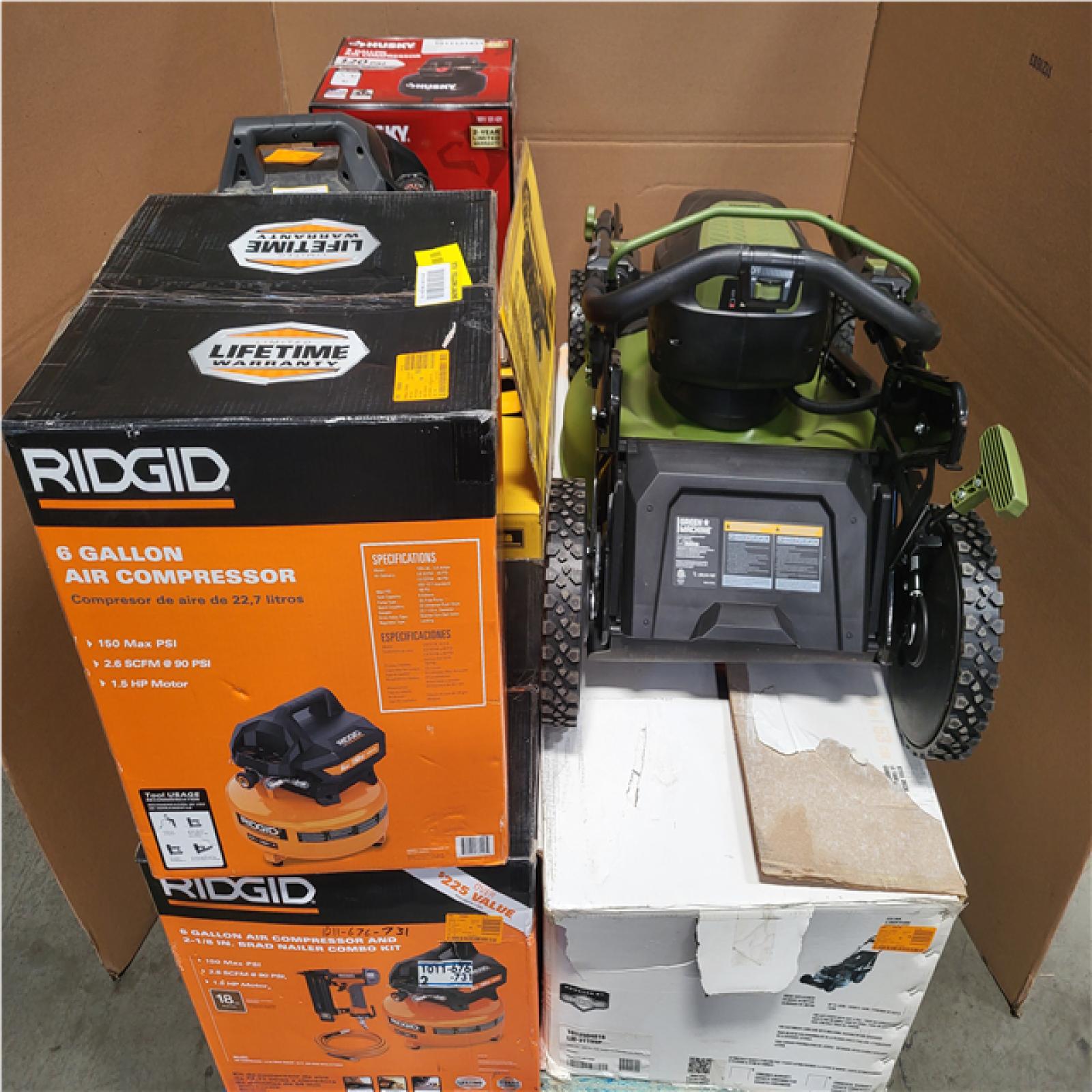 CALIFORNIA AS-IS OUTDOOR POWER EQUIPMENT