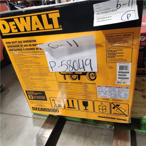 Dallas Location - As-Is  DEWALT 10000 / 8000-WattGas Portable Generator